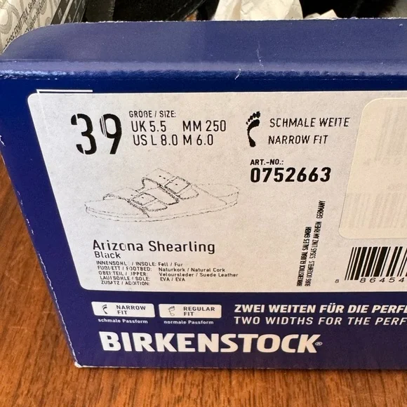 Birkenstock Arizona shearling sandals - Picture 2 of 3